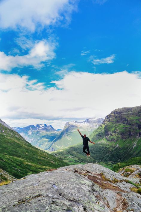 Turen til det høyeste punktet i Geiranger, Dalsnibba...(Og den beste utsikten over Geirangerfjorden) (15)